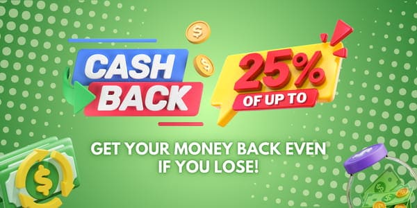 Bright reward promotion banner with golden gift elements