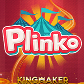 Plinko board with falling chip tile